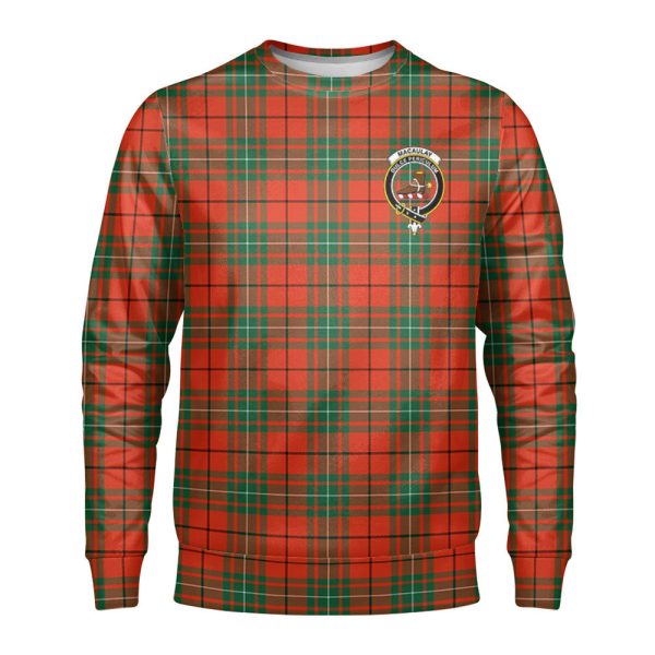 MacAulay Ancient Tartan Crest Sweatshirt For Cheap
