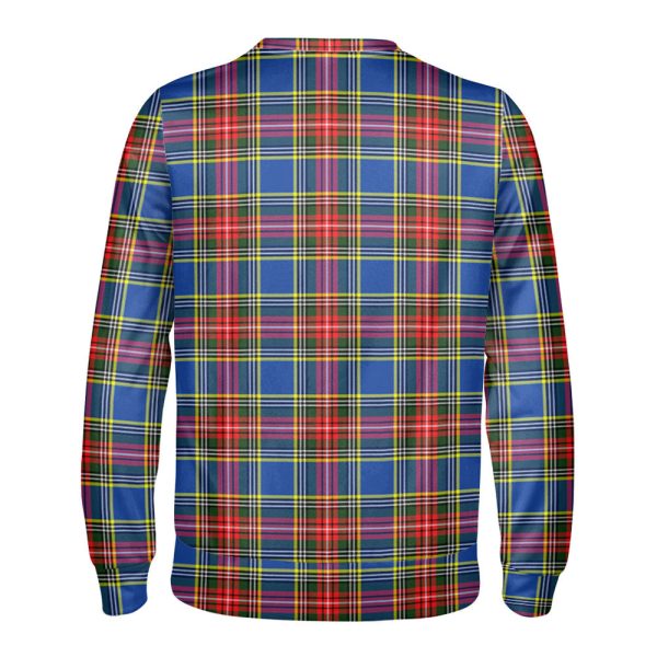 Beaton Modern Tartan Crest Sweatshirt on Sale - Image 2