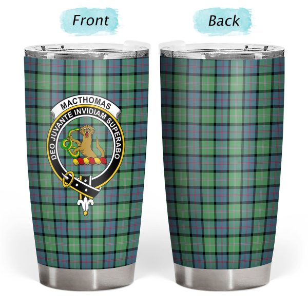 MacThomas Ancient Tartan Crest Tumbler For Sale - Image 3