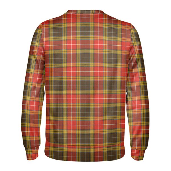 Buchanan Old Set Weathered Tartan Crest Sweatshirt Online now - Image 2
