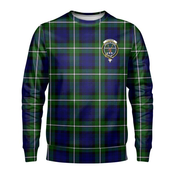 Forbes Modern Tartan Crest Sweatshirt Fashion