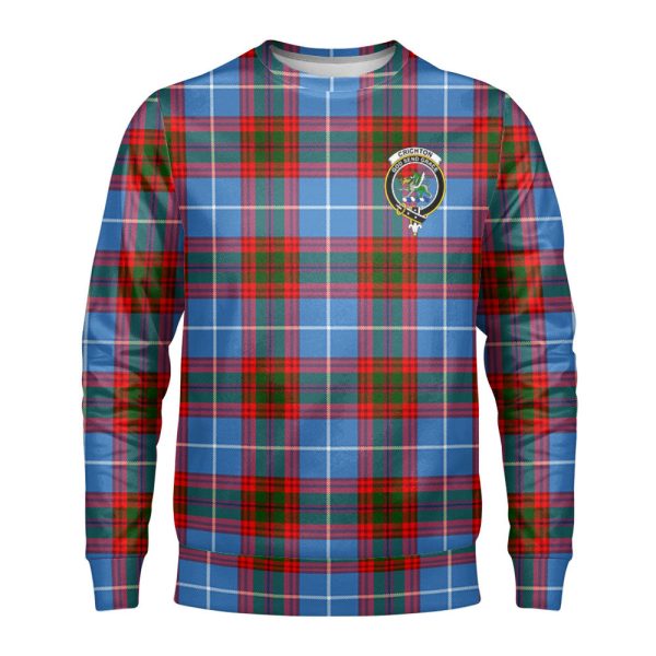 Crichton Tartan Crest Sweatshirt Discount