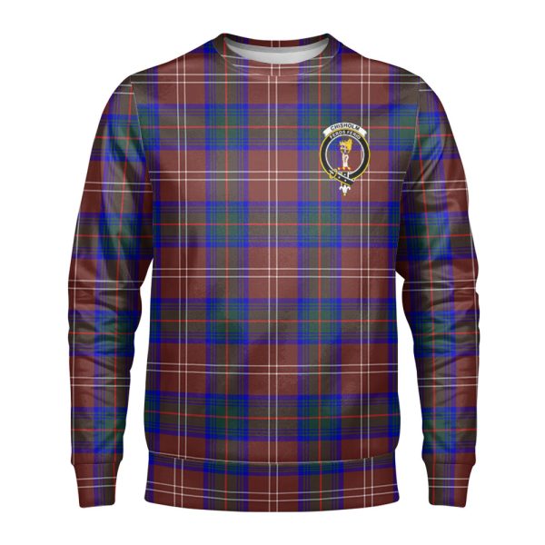 Chisholm Hunting Modern Tartan Crest Sweatshirt Online