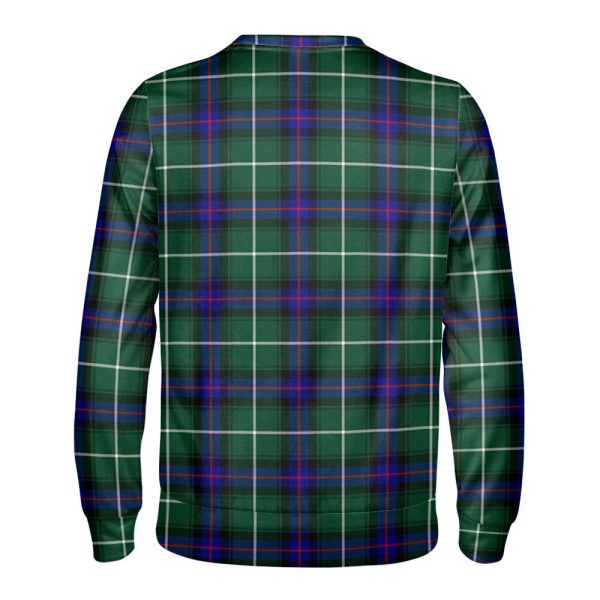 McDonald of the Isles Hunting Modern Tartan Crest Sweatshirt Hot on Sale - Image 2