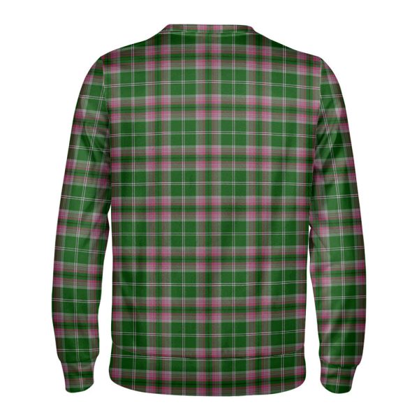 Gray Hunting Tartan Crest Sweatshirt on Sale - Image 2