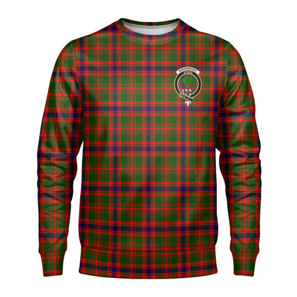 Kinninmont Tartan Crest Sweatshirt Discount