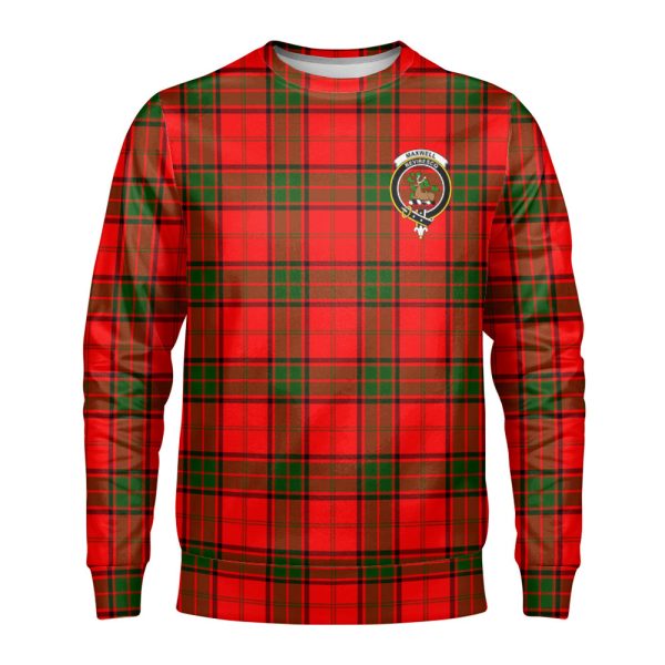 Maxwell Modern Tartan Crest Sweatshirt Discount