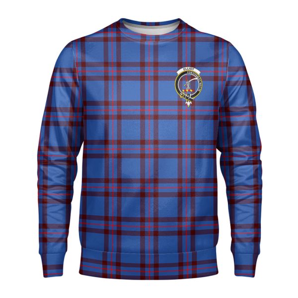 Elliot Modern Tartan Crest Sweatshirt Discount