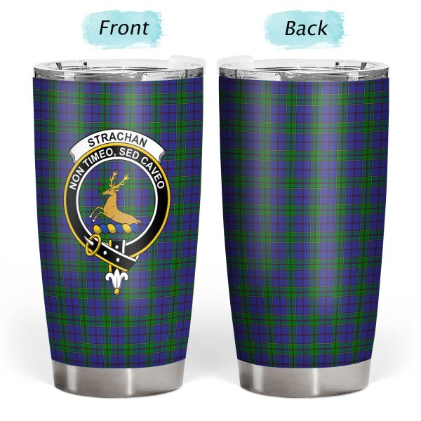 Strachan Tartan Crest Tumbler Hot on Sale - Image 3