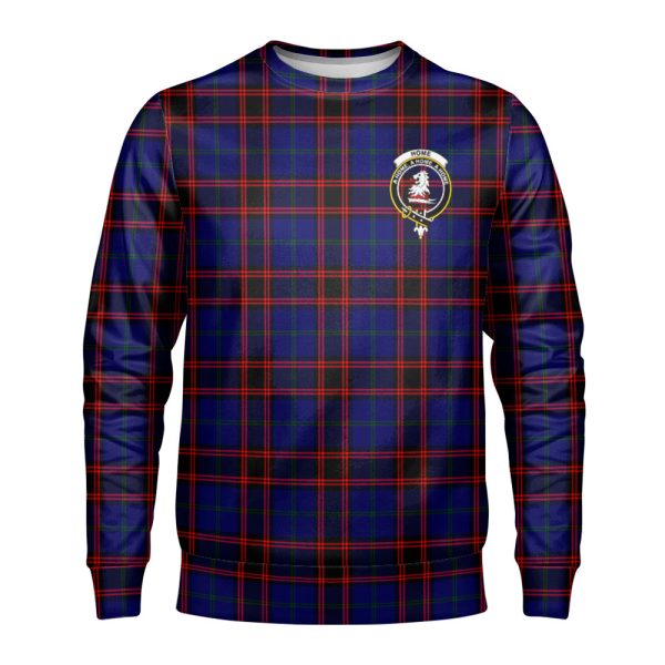 Home Modern Tartan Crest Sweatshirt Online Hot Sale