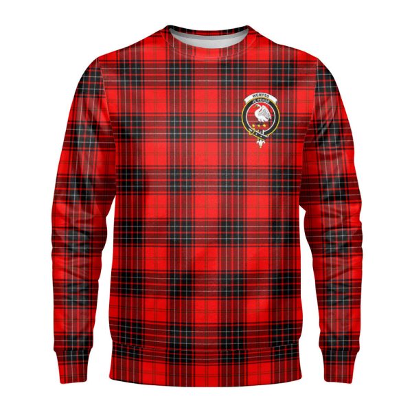 Wemyss Modern Tartan Crest Sweatshirt Sale