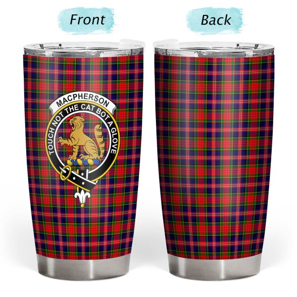 MacPherson Modern Tartan Crest Tumbler For Cheap - Image 3