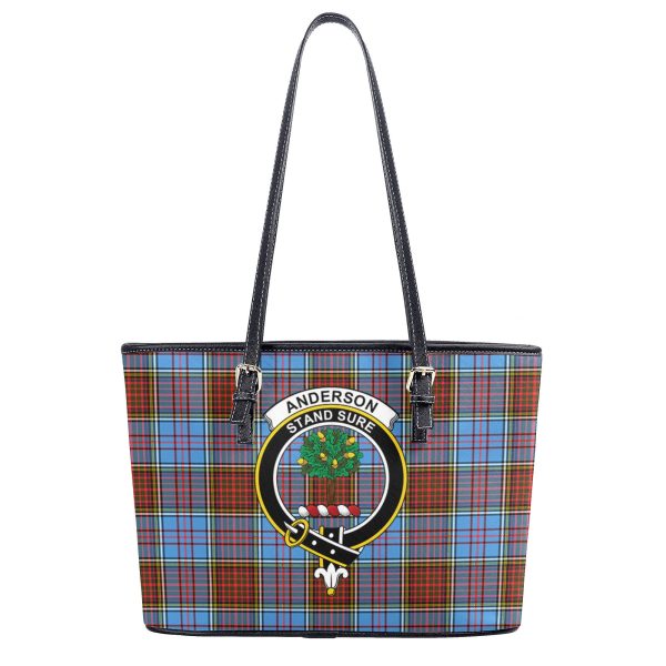 Anderson Modern Tartan Crest Leather Tote Bag Online Hot Sale - Image 2