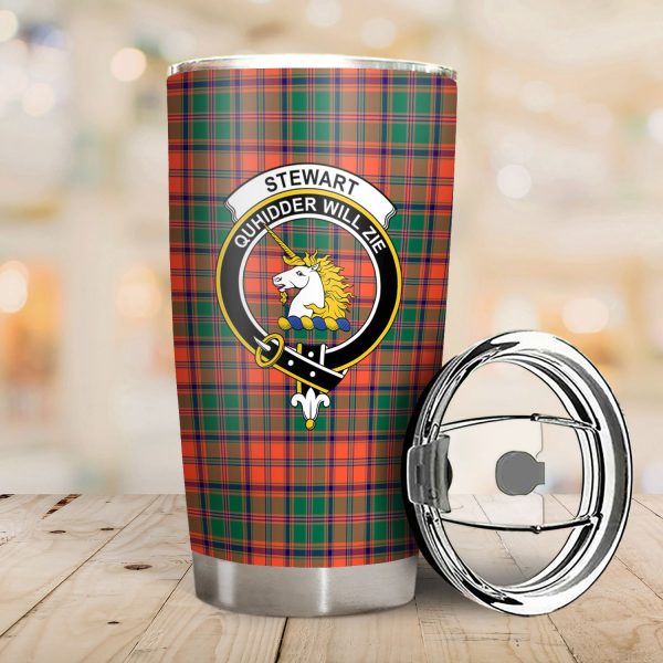 Stewart of Appin Ancient Tartan Crest Tumbler For Discount - Image 2