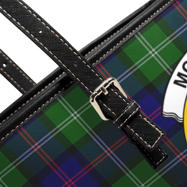 McThomas Modern Tartan Crest Leather Tote Bag Sale - Image 5