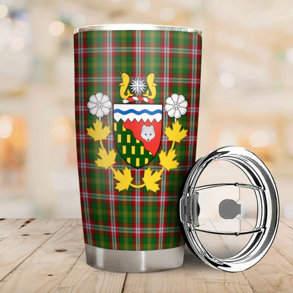 North West Territories Tartan Crest Tumbler Online now - Image 2