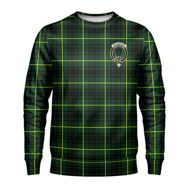 MacArthur Modern Tartan Crest Sweatshirt Discount