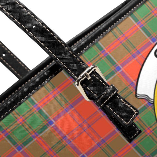 Grant Ancient Tartan Crest Leather Tote Bag Sale - Image 5