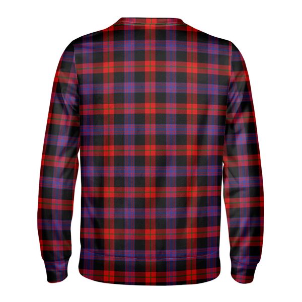 Brown Modern Tartan Crest Sweatshirt on Sale - Image 2
