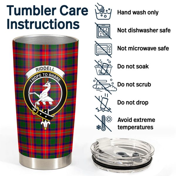 Riddell Tartan Crest Tumbler Fashion - Image 4