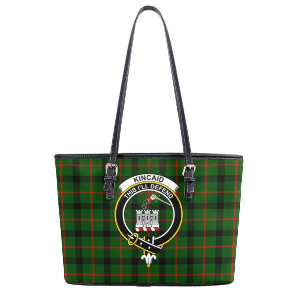Kincaid Tartan Crest Leather Tote Bag Discount - Image 2