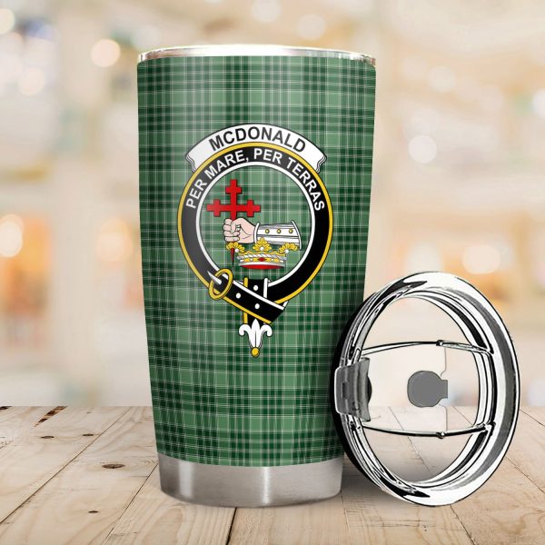 McDonald Lord of the Isles Hunting Tartan Crest Tumbler For Cheap - Image 2