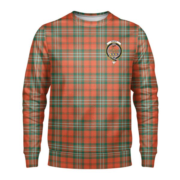Scott Ancient Tartan Crest Sweatshirt Online Hot Sale