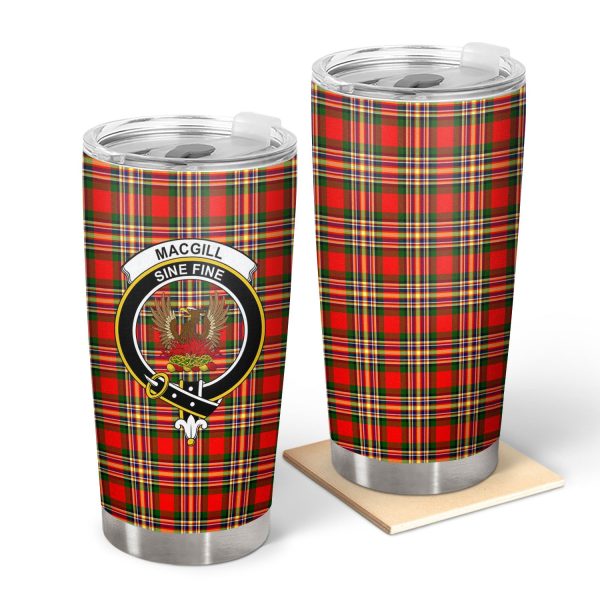 Makgill Tartan Crest Tumbler Cheap