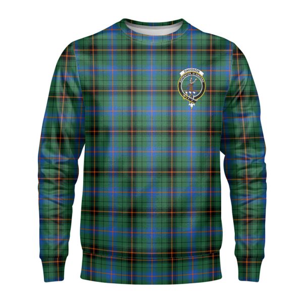 Davidson Ancient Tartan Crest Sweatshirt Fashion