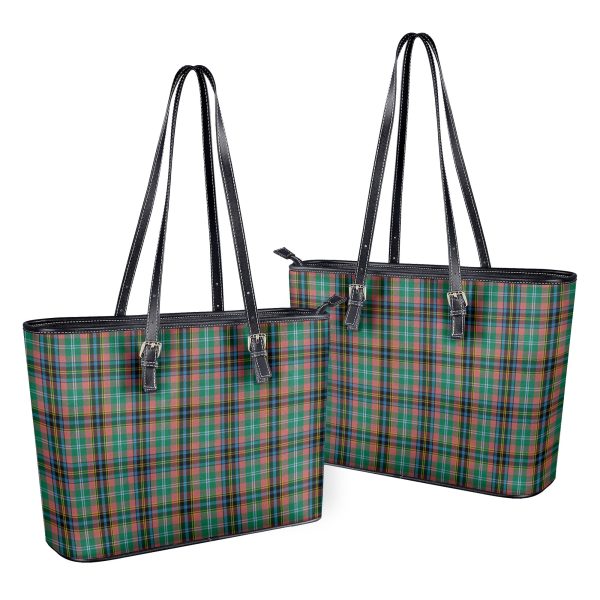 Coulter Tartan Leather Tote Bag Hot on Sale