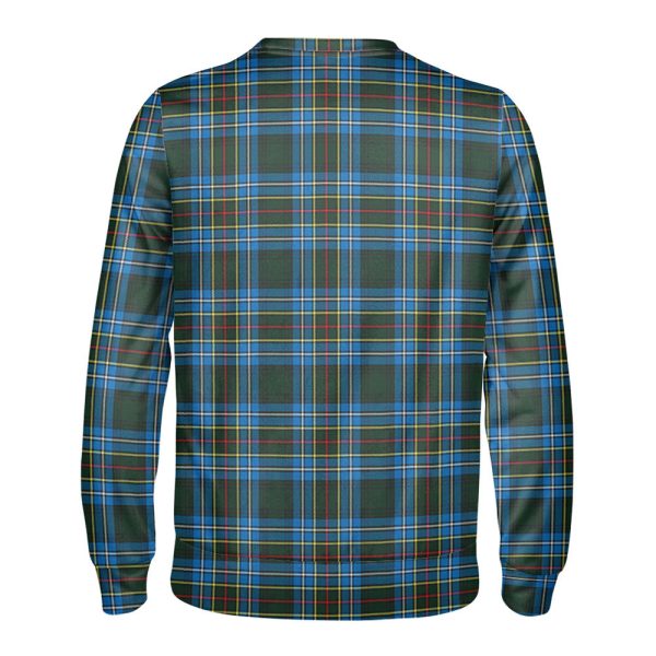 Cockburn Modern Tartan Crest Sweatshirt For Sale - Image 2