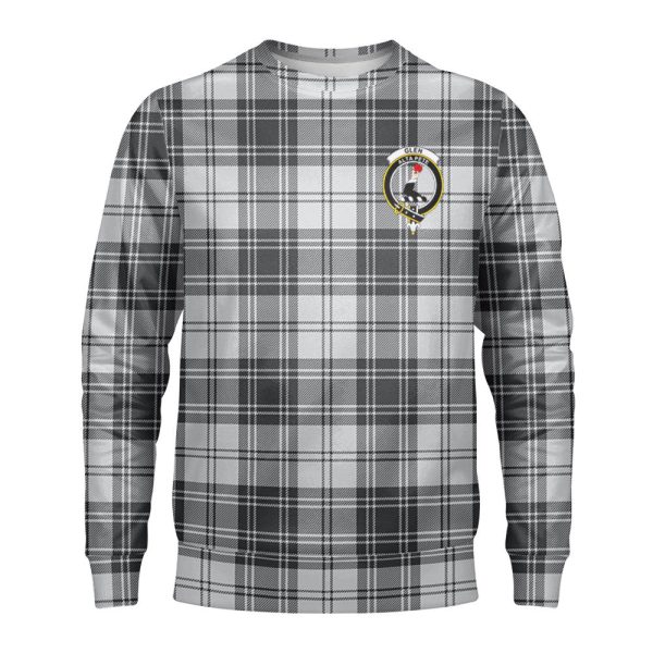 Glen Tartan Crest Sweatshirt For Sale