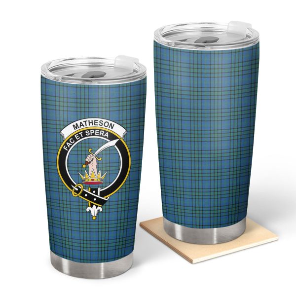 Matheson Hunting Ancient Tartan Crest Tumbler on Sale
