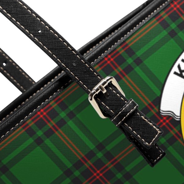 Kinnear Tartan Crest Leather Tote Bag Fashion - Image 5