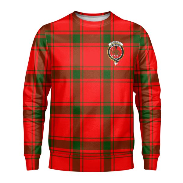 Darroch (Gourock) Tartan Crest Sweatshirt Hot on Sale