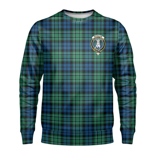 McCallum Ancient Tartan Crest Sweatshirt Sale