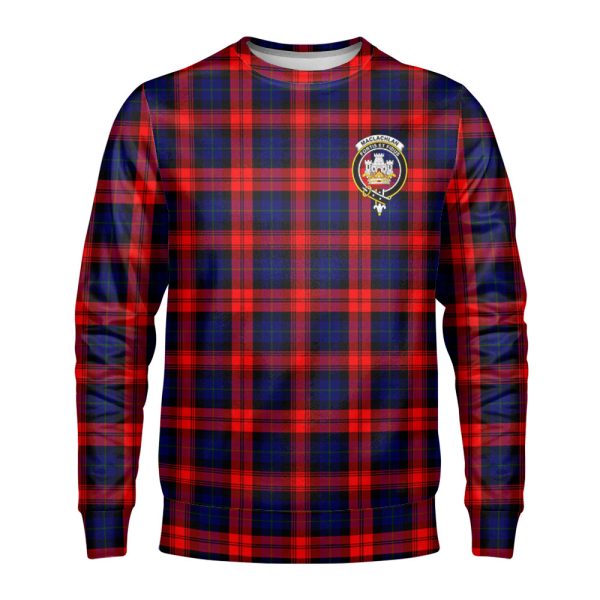 MacLachlan Modern Tartan Crest Sweatshirt on Sale