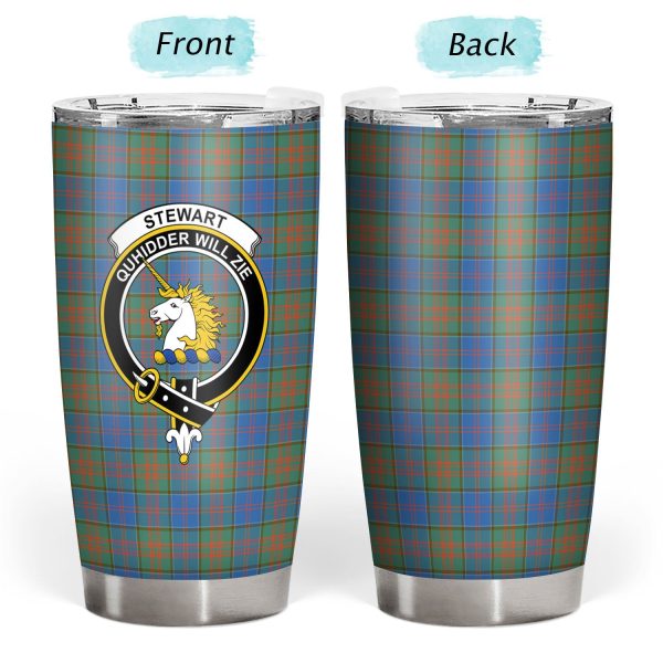 Stewart of Appin Hunting Ancient Tartan Crest Tumbler Online - Image 3