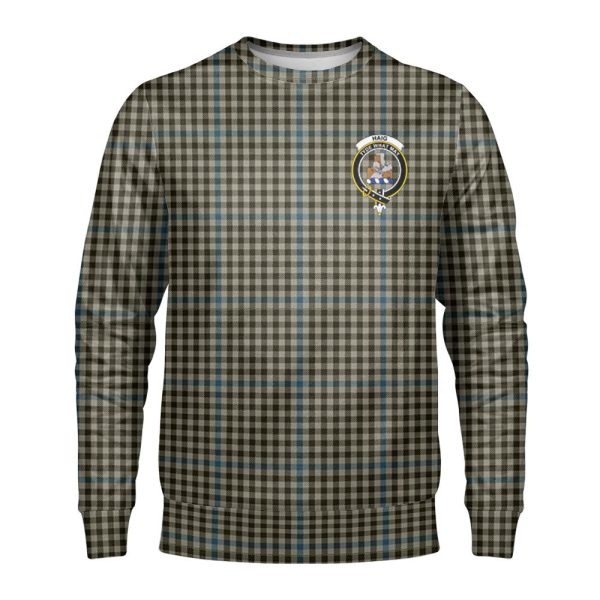 Haig Check Tartan Crest Sweatshirt on Sale