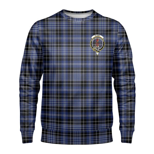 Clark Modern Tartan Crest Sweatshirt Online now