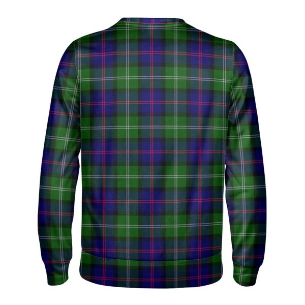 MacThomas Modern Tartan Crest Sweatshirt For Sale - Image 2