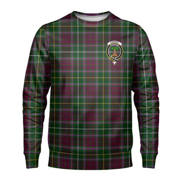 Crosbie Tartan Crest Sweatshirt Online Sale