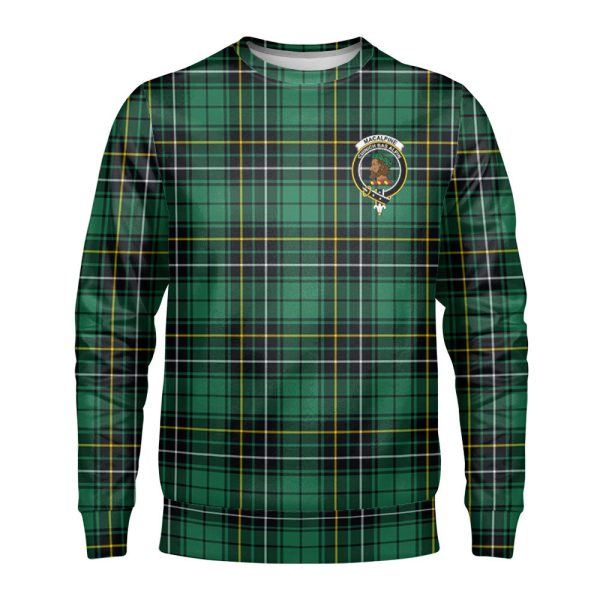 MacAlpine Ancient Tartan Crest Sweatshirt For Cheap