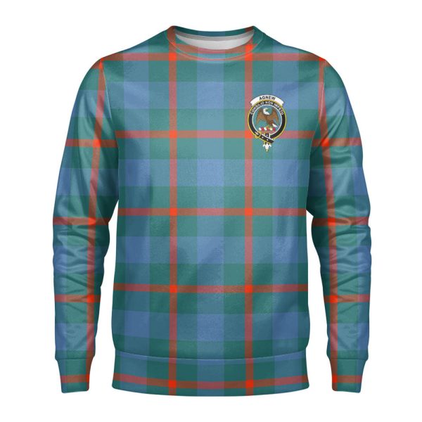 Agnew Ancient Tartan Crest Sweatshirt Online Sale