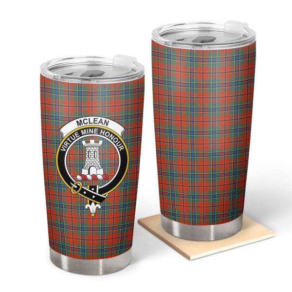 McLean of Duart Ancient Tartan Crest Tumbler Online Hot Sale