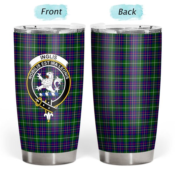 Inglis Modern Tartan Crest Tumbler Cheap - Image 3