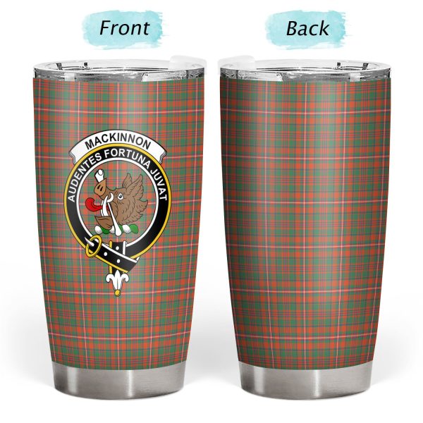 MacKinnon Ancient Tartan Crest Tumbler Online Sale - Image 3