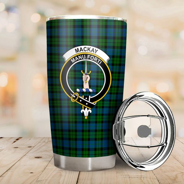 MacKay Modern Tartan Crest Tumbler Cheap - Image 2