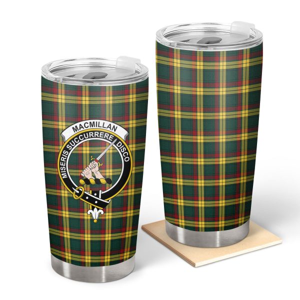 MacMillan Old Modern Tartan Crest Tumbler Supply