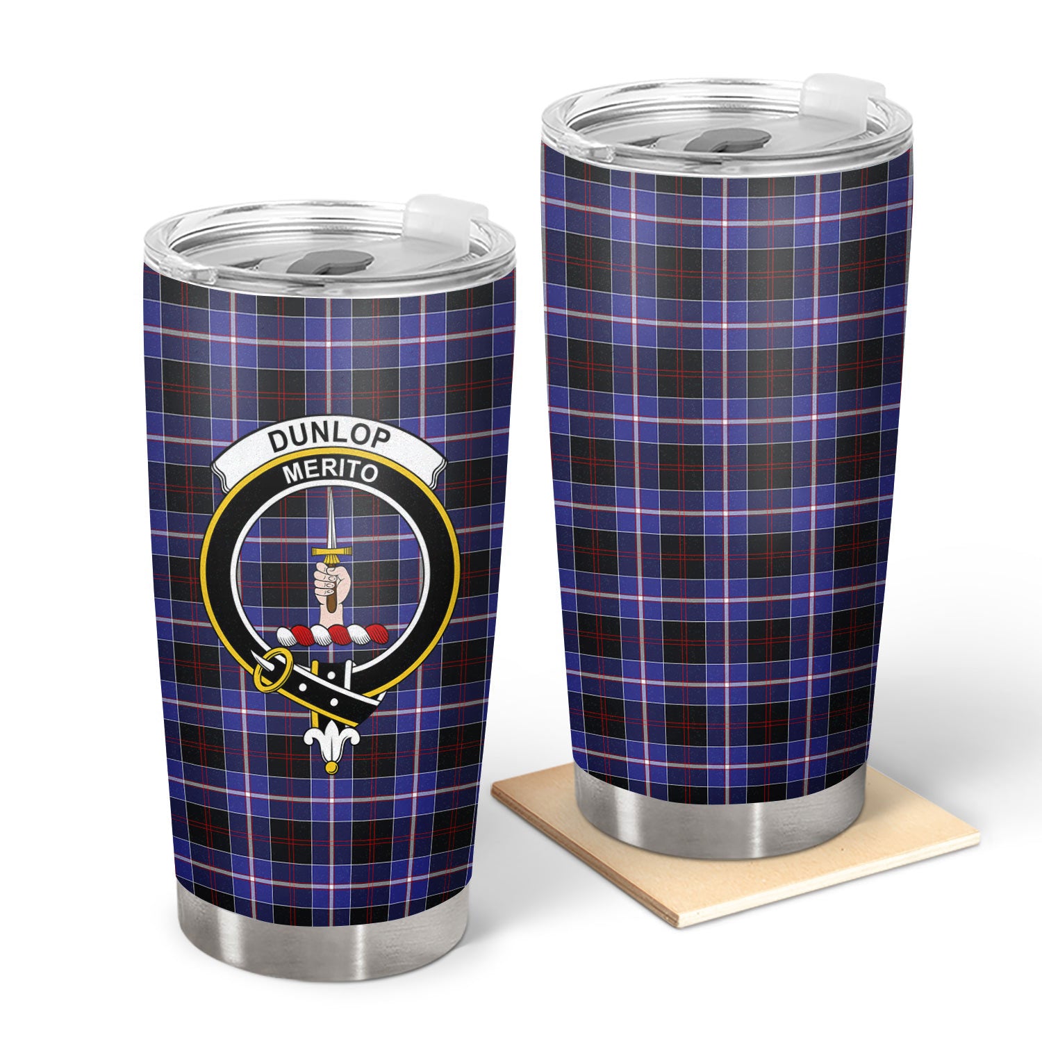 Dunlop Modern Tartan Crest Tumbler Supply